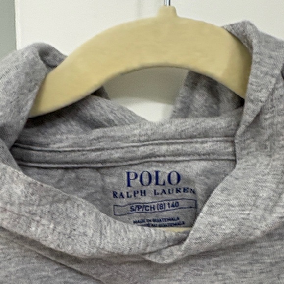 Polo by Ralph Lauren Gray Long Sleeve Kids Tee - Picture 4 of 4